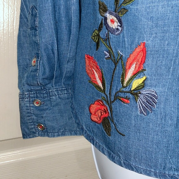 Vintage America Blues Cotton Shirt - Picture 3 of 9